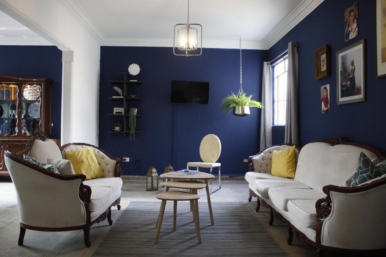 Downtown Blue House Apartment Kota Meksiko Bagian luar foto